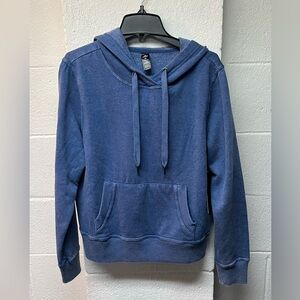 90 degree women's sz. M Soft blue
slightly sun faded hoodie.